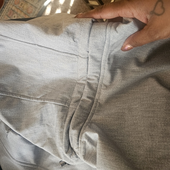 Women's Gray Hooded Jacket - Picture 8 of 11